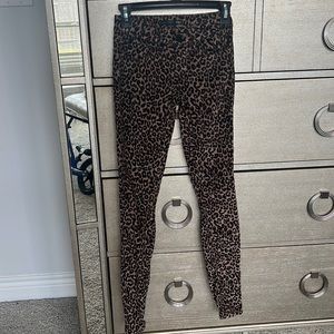 Leopard skinny jeans
